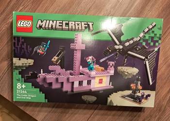 klocki lego nr 21264 z serii minecraft kompletne raz ułożone stan bdb pudeł