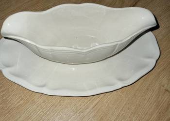 Sosjerka Porcelana Francuska Sarreguemines vintage