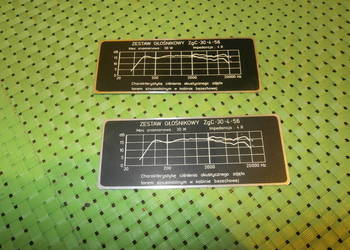 TONSIL ZGC 30-4-56 4ohm tabliczki 2szt.