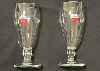 Stare pokale pokal szklanka AMSTEL unikalne