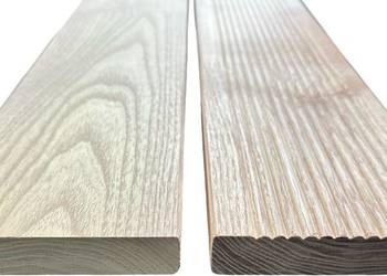 Deska tarasowa z akacji ROBINIA gładka/ryflowana KL. A/B 20x132mm