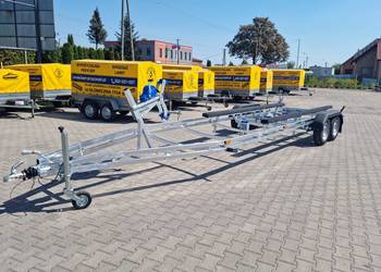 Przyczepa ciężarowa do łódki nowa Podłodziowa szeroka  255cm DMC do 2700kg