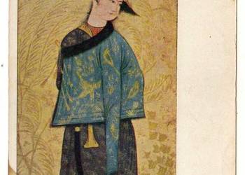 MŁODZIENIEC W NIEBIESKIM UBRANIU IRAŃSKA MINIATURA IZOGIZnr9