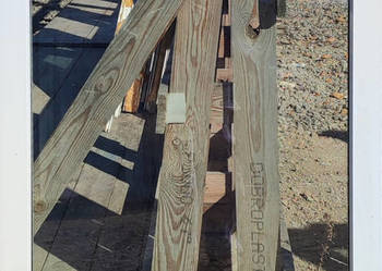 OKNA KacprzaK Witryna 79X128 FIX Używany PCV Plastikowy