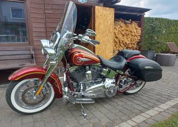 Piękny Harley-Davidson CVO Softail deluxe screamin eagle FLSTNST