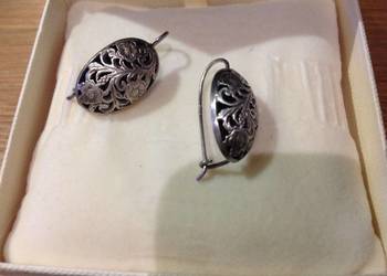 Srebrne Kolczyki Damskie Srebro pr 925, Vintage