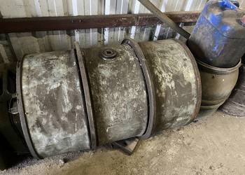 Beczka ocynkowana na paliwo