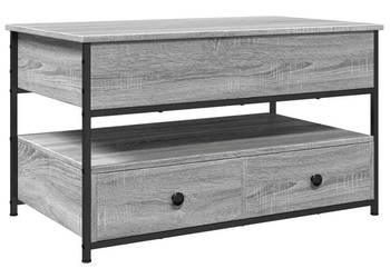 Stolik kawowy szary dąb sonoma 85x50x50 cm WM-845389