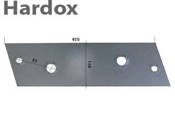 Płoza krótka HARDOX 80506/L części do pługa OVERUM