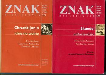 Znak Miesięcznik Rok 2003 nr 574 , Rok 2003 nr 578