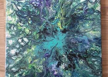 Obraz akrylowy ręcznie malowany