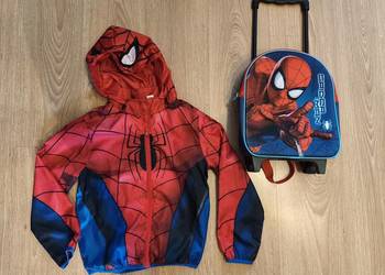 Komplet podróżny dla dziecka SPIDERMAN:

- walizko-plecak 3D + wiatrówka