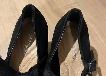 Czarne wygodne obcasy 41 Sole Comfort