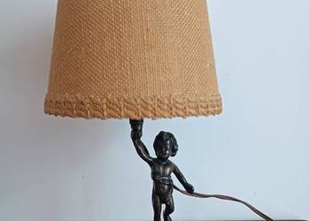 Lampka nocna mosiężny anioł