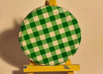 Zakrętki do słoików Kratka Zielona FI82 KLIK / karton 700 sztuk