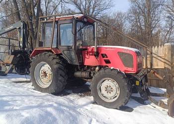 Belarus wersja leśna wraz z przyczepa zrywkowa Palms