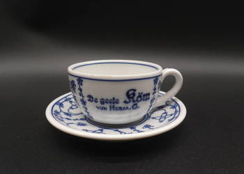 Porcelanowa filiżanka z podstawką MOKKA Schonwald Indisch Blau