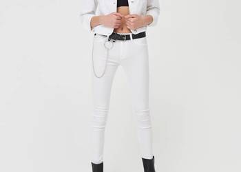 spodnie sinsay 0593B-00J Jeansy skinny mid waist r.40