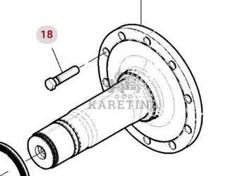 Fendt 930 933 936 939 942 Vario Gen 6 Wał Osi Tylnej Zwolnicy CZĘŚCI H218P…