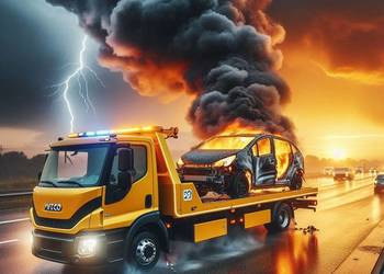 Pomoc drogowa s8 Wrocław Łódź laweta transport Złoczew