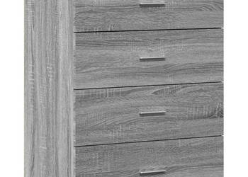 Szafka szary dąb sonoma 60x39x80 cm materiał drewnopochodny WM-840532