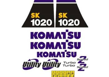 Naklejki oklejenie naklejka - KOMATSU SK1020 zamiennik