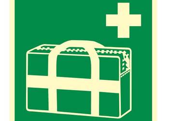 Naklejka BHP Podręczna torba medyczna AAE027