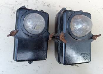 Latarka sygnalizacyjna stara PRL kolejowa lub do wozu konnego