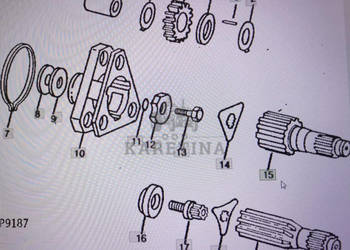 John Deere R112834/Wał/John Deere 4555/4755/4955