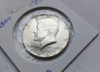 USA-HALF DOLLAR-1967 r SREBRO (400) KENEDY