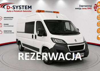 Peugeot Boxer 18r LONG Furgon Brygadówka 6osobowy Boxer 333 L3H2 130KM 2,0…