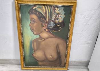 Obraz olejny akt kobiety sygnowany Szewczenko