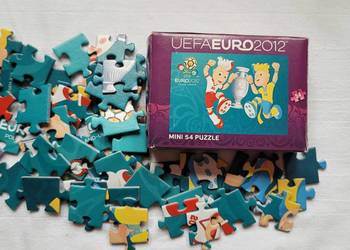 Mini puzzle Euro 2012 z pucharem