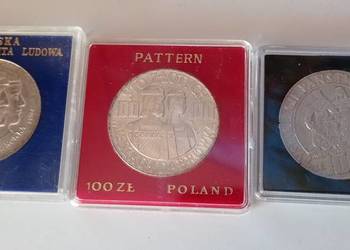 Mieszko i Dąbrówka 100zł.1966. Próba. Mieszko i Dąbrówka 100zł.1966. Próba.