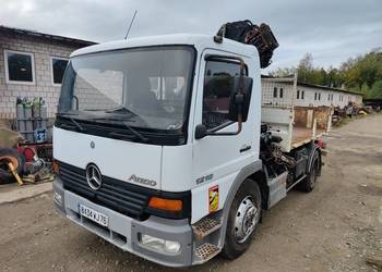 Mercedes-Benz ATEGO 1218 4x2 Wywrotka z żurawiem HDS HIAB 085