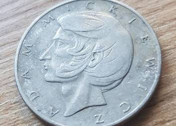 10 złotych Adam Mickiewicz 1975r Typ A ze znakiem mennicy