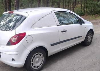 Przednie drzwi opel corsa D białe