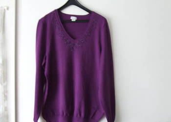 Sweterek fioletowy Jaclyn Smith R 42/44