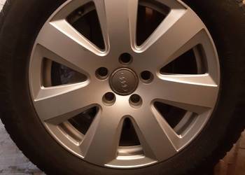 Felgi z oponami zimowymi 225/55/16 Audi a6 16x7 cali H2 ET42 5x112 57,1mm