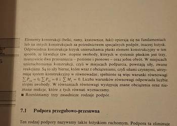 "Mechanika budowli dla architektów" 1 wyd. 1977, ilustracje, twarda oprawa