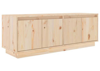Szafka pod telewizor 110x34x40 cm lite drewno sosnowe WM-813849