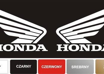 HONDA SKRZYDEŁKA  10x8cm   Naklejki na motocykl