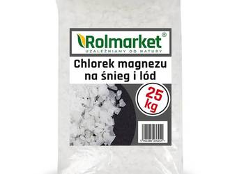 Chlorek magnezu antylód, środek do usuwania śniegu i lodu 25kg