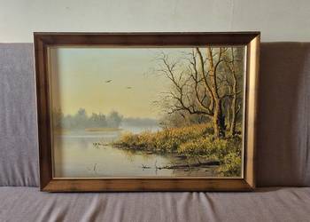 Obraz / Marek Szczepaniak - "Świt późną jesienią" (2007)