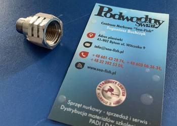 Redukcja węża LP z 3/8'' - 1/2'' z wymiennikiem ciepła