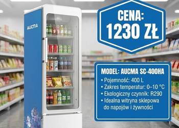 Lodówka sklepowa AUCMA SC-400HA