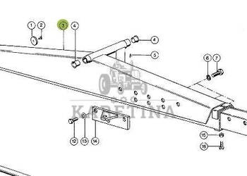 Claas Dominator 96 Korpus Osi Kierującej 0006022512 00 0602 251 2