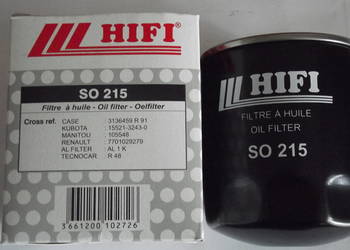 Filtr oleju SO 215 RENAULT,CLAAS,KUBOTA FENDT,CASE IH ,