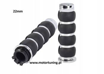 MANETKI CHROMOWANE CRUISER CHOPPER 22 mm