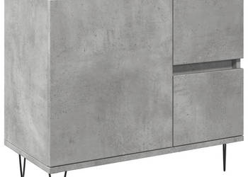 Szafka pod umywalkę szarość betonu 65x33x60 cm WM-857225